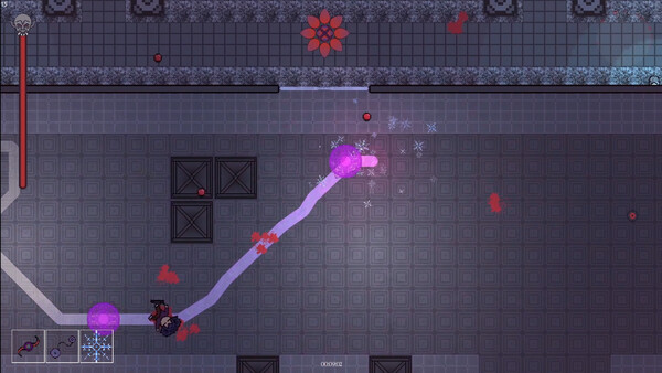 Screenshot of Blood Bounty gameplay showing in-action mechanics