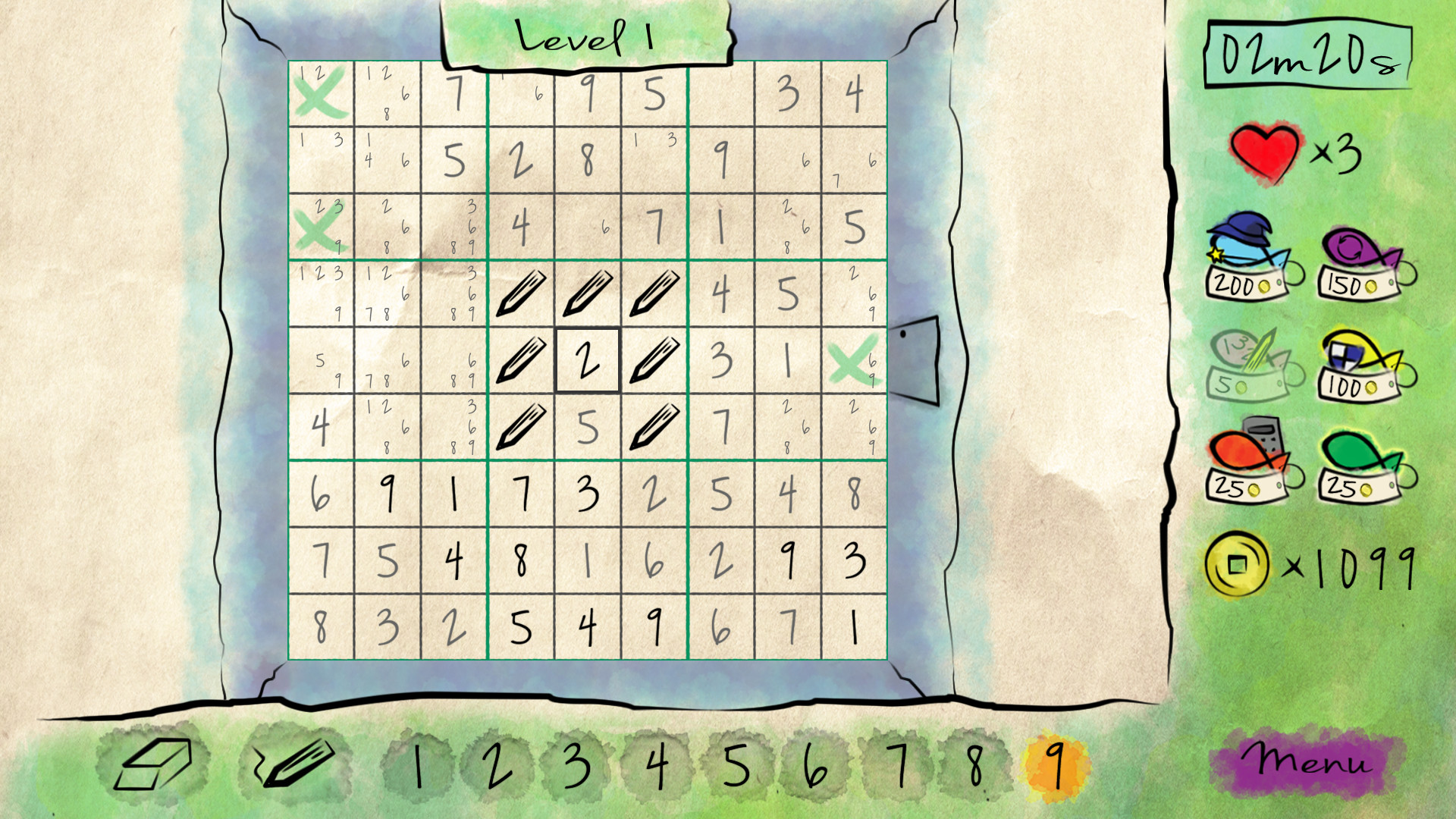 #5. Sudoku Quest (Steam) 由: Harbinger Beard
