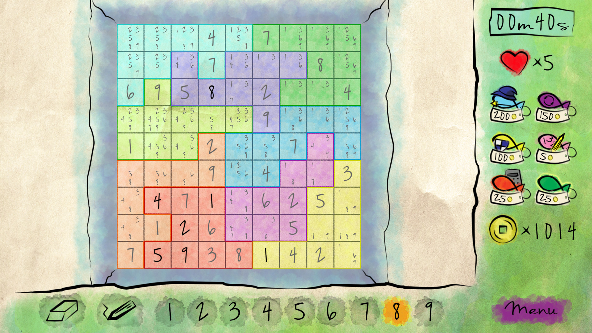 #2. Sudoku Quest (Steam) 由: Harbinger Beard