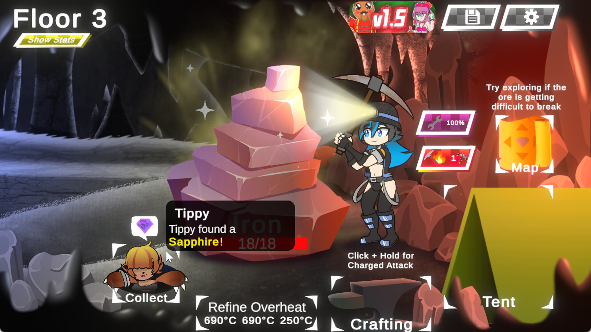 Mineheart Abyss screenshot #3