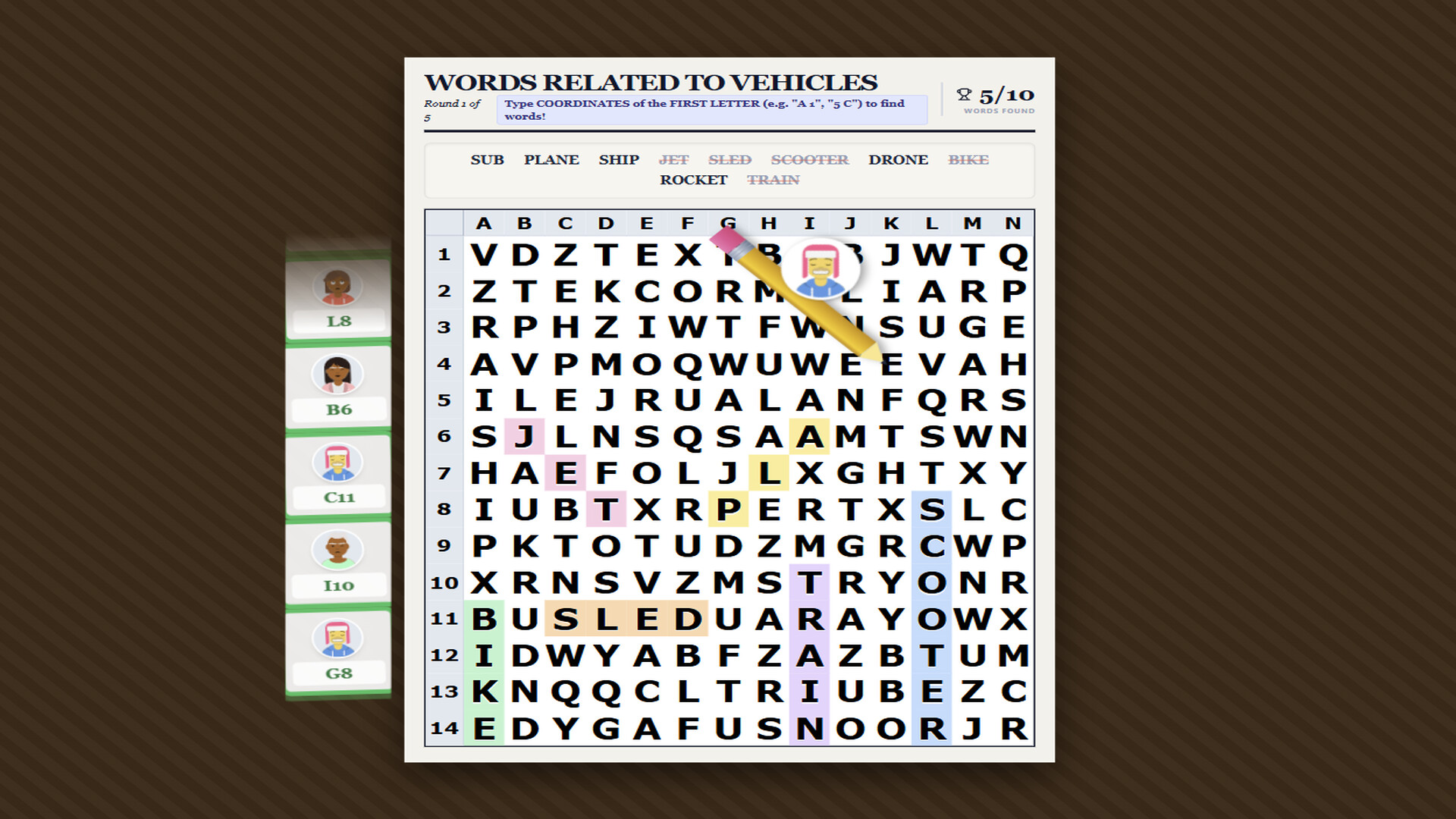 Raisin's Wordsearch screenshot #3