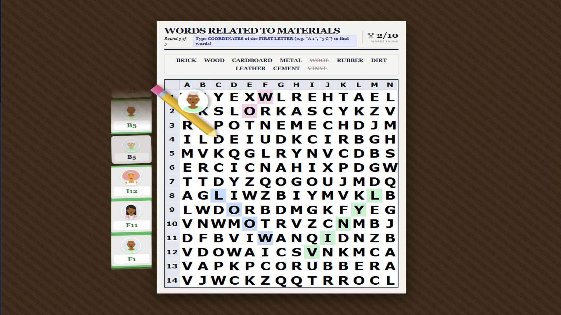 Raisin's Wordsearch screenshot #1