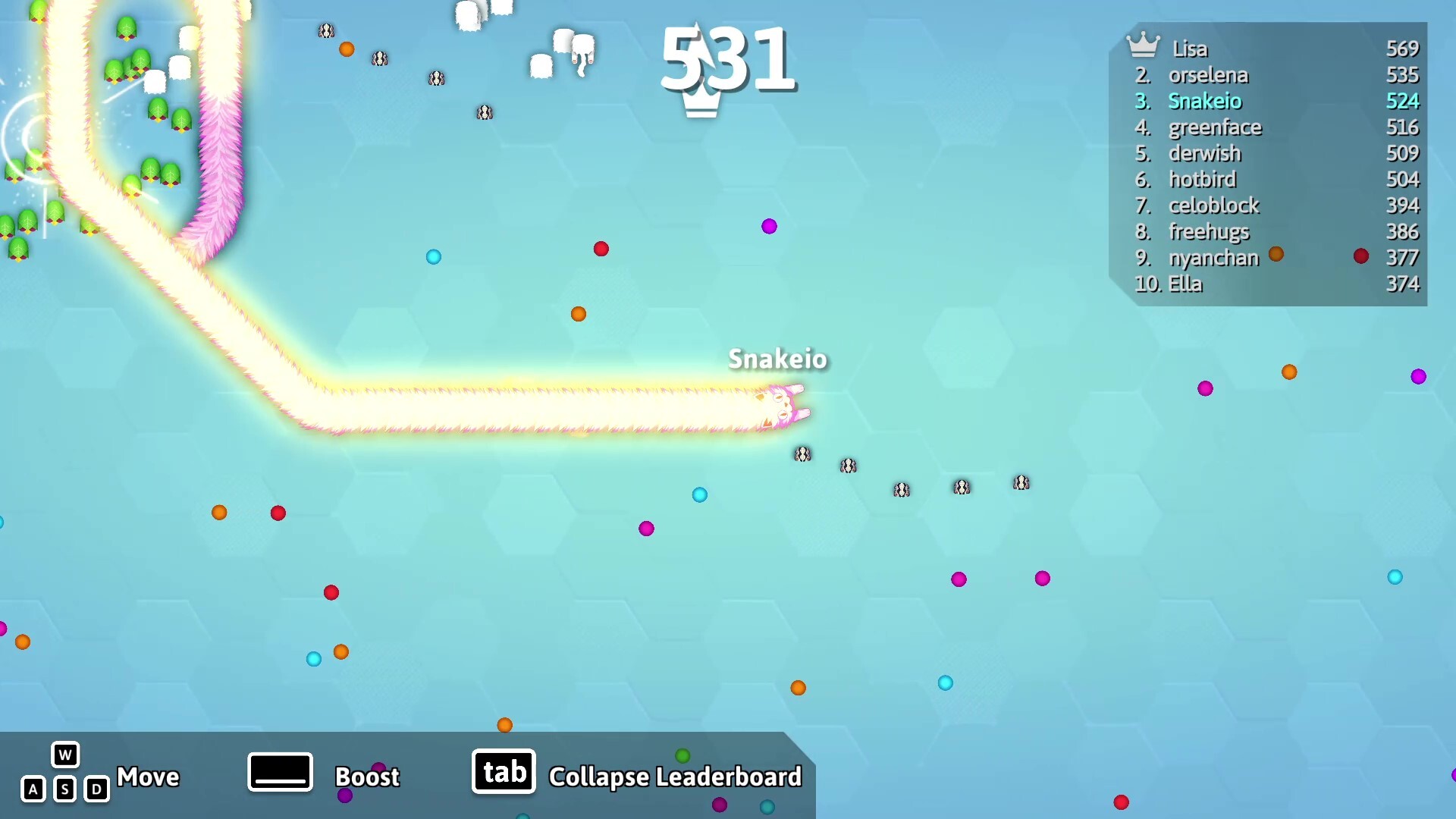 Snake.io screenshot #4