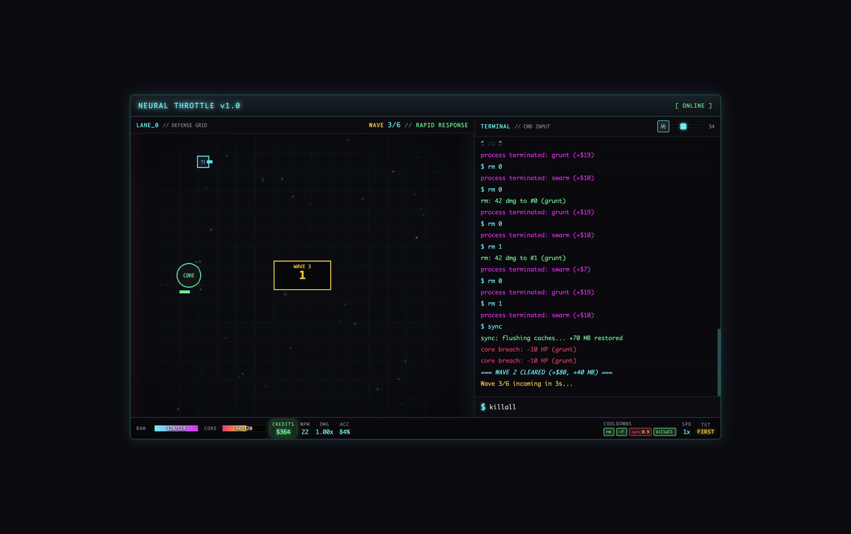 Neural Throttle screenshot #5