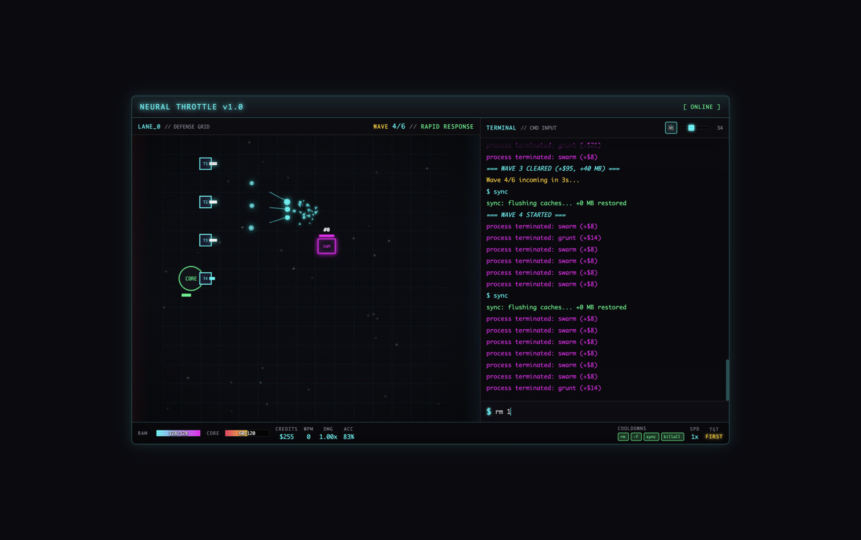 Neural Throttle screenshot #2