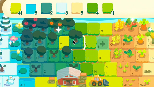 Screenshot 4 of 键盘农场 Keyboard Farm - final gameplay screenshot