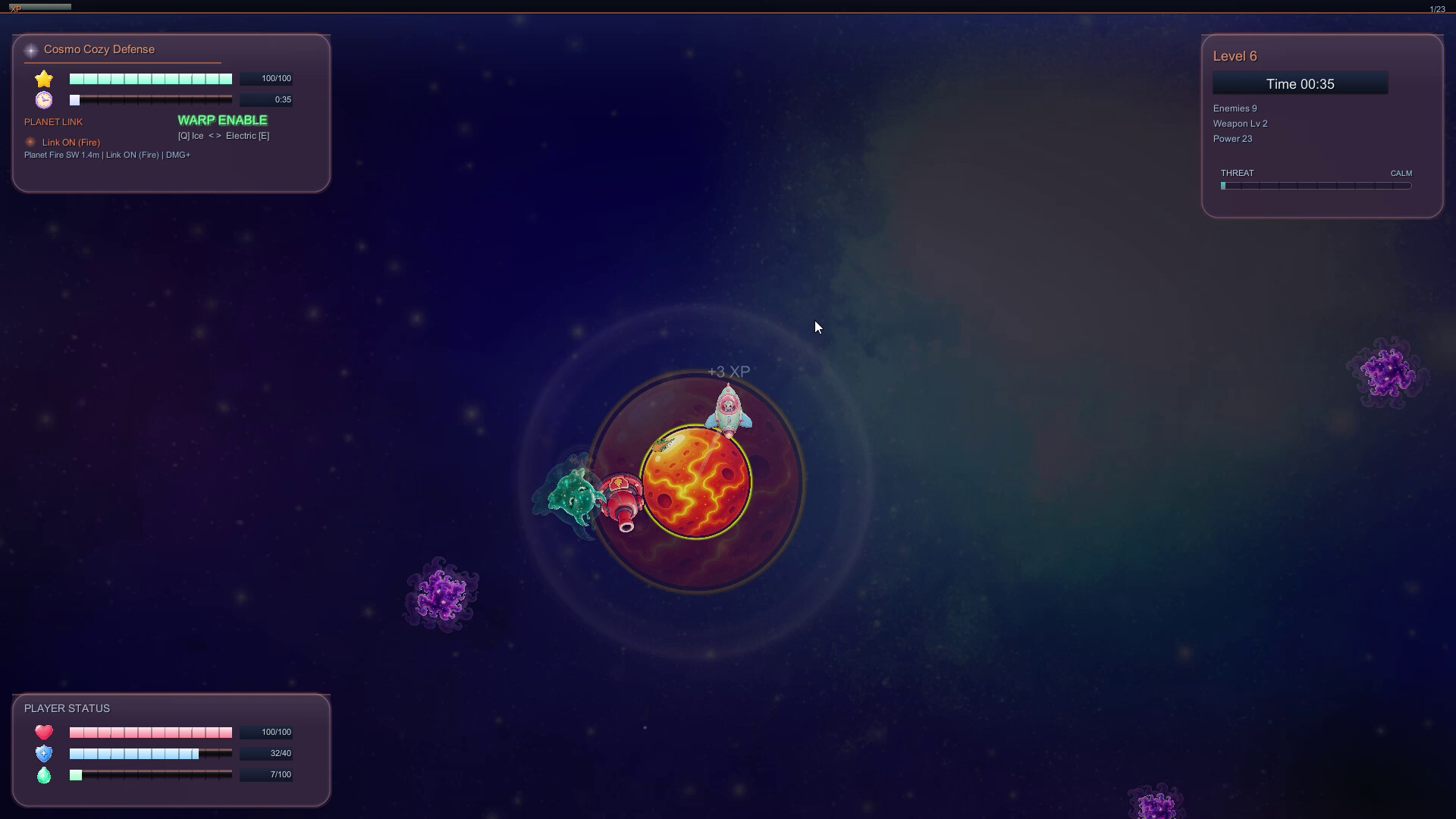 cosmo cozy defense screenshot 2