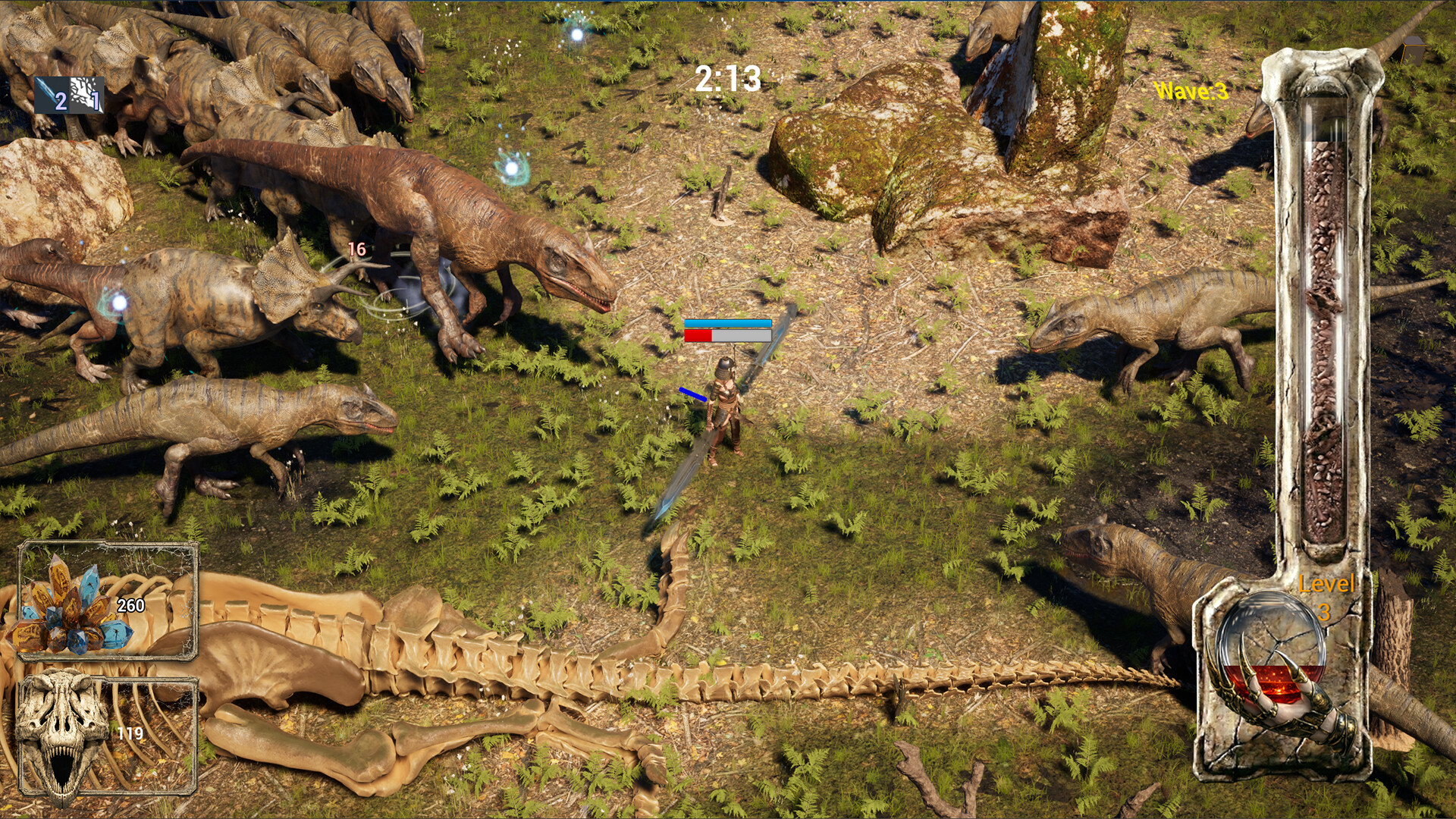 Chrono Vanguard: Primal Survival - Dinosaur screenshot 2