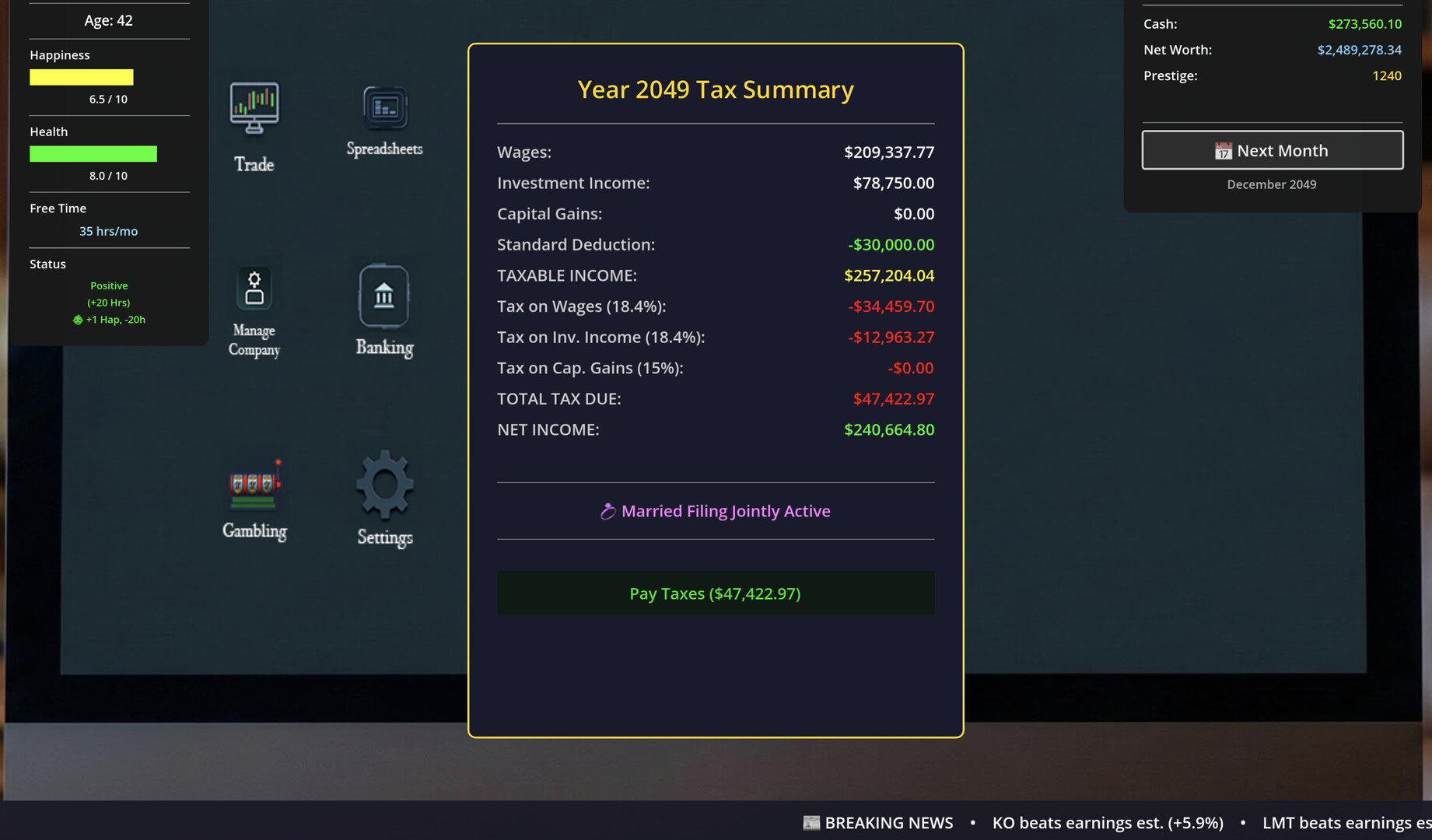 SELF MADE: Investment Life Sim screenshot #10
