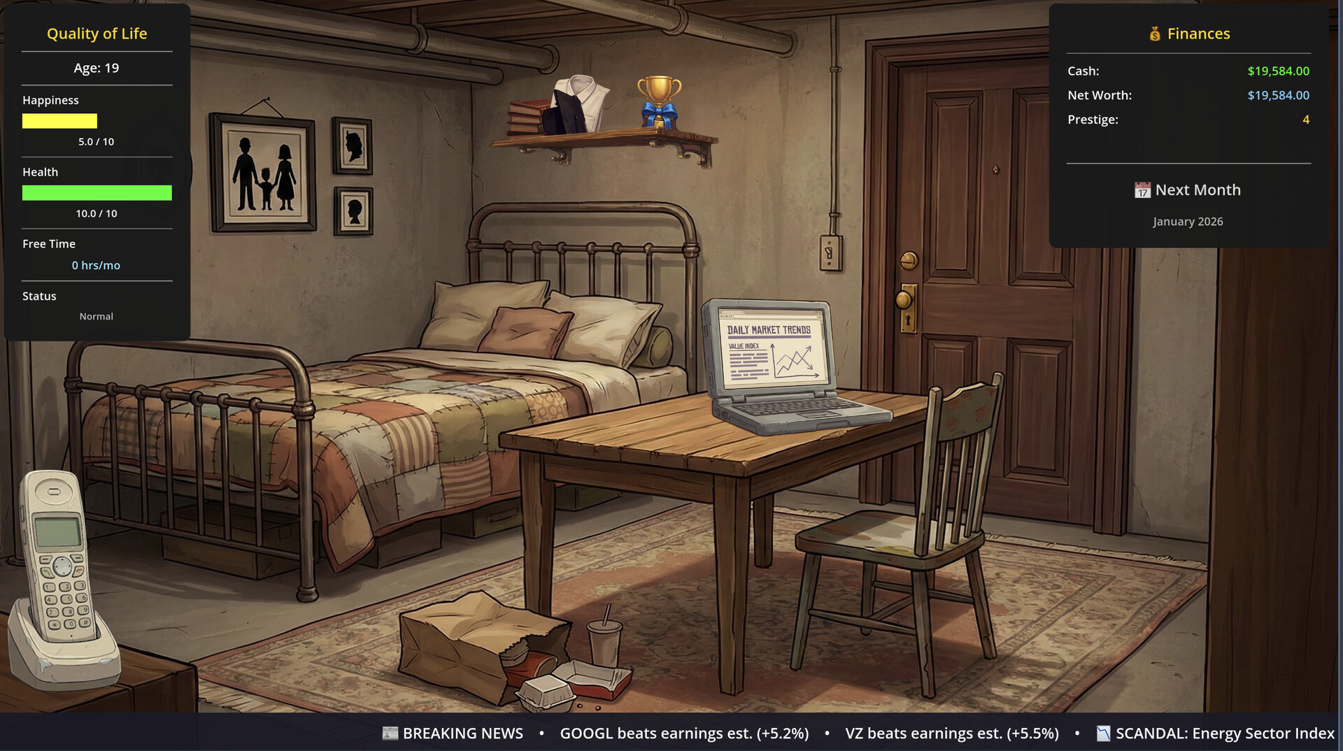 SELF MADE: Investment Life Sim screenshot #4