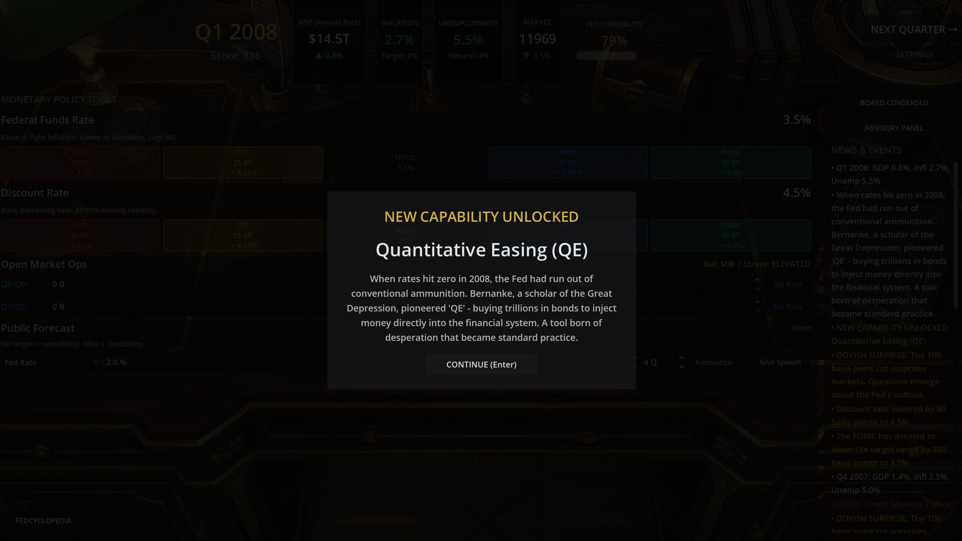Federal Reserve Simulator screenshot #15