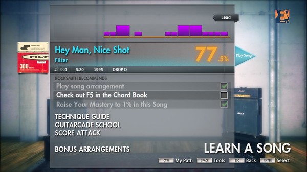 Rocksmith® 2014 – Filter - “Hey Man, Nice Shot”