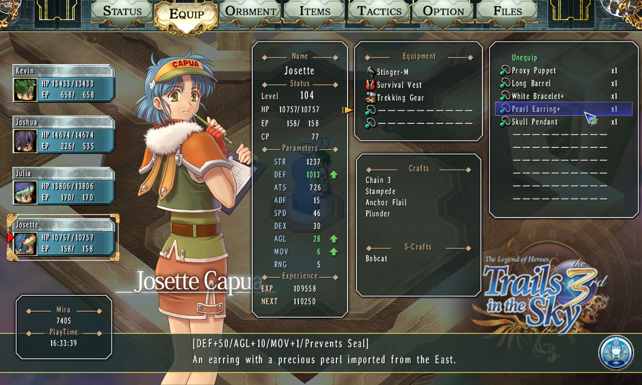 screenshot of The Legend of Heroes: Trails in the Sky the 3rd 11