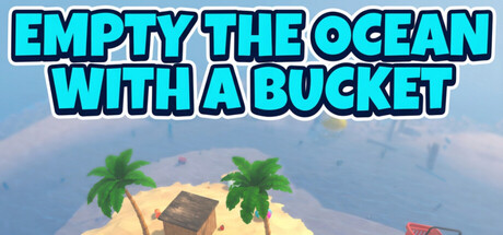 Empty the ocean with a bucket header banner