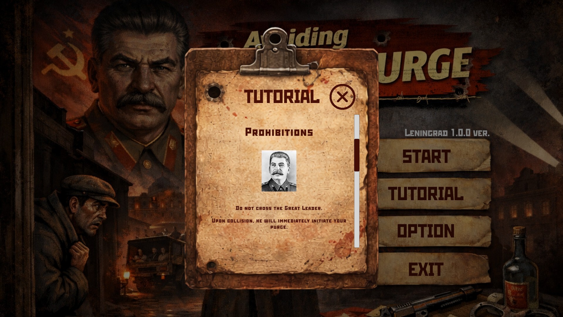 Avoid The Stalin's Purge screenshot #1