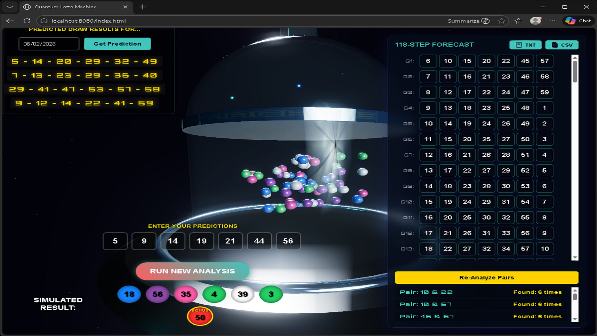 #7. Quantum Lotto Machine (Steam) Ved: Quantum Studio
