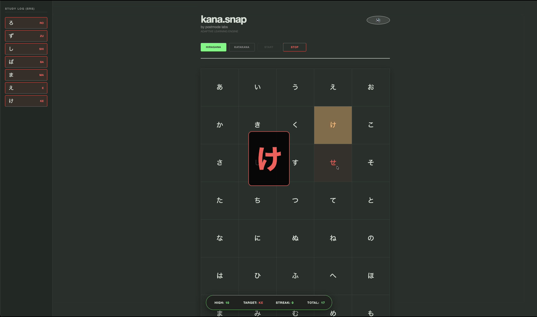 Kana Snap: Learn Japanese Hiragana & Katakana screenshot