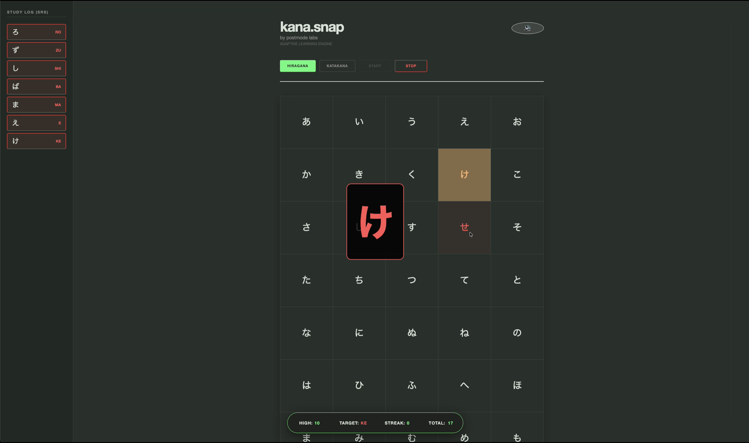 Kana Snap: Learn Japanese Hiragana & Katakana