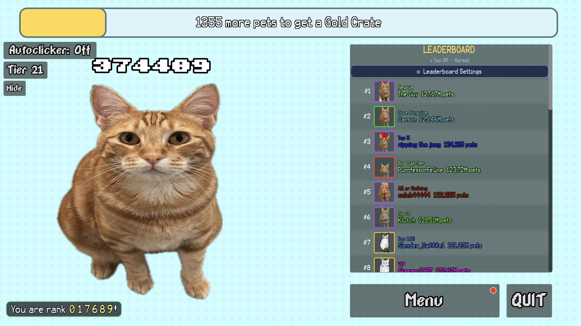 Silly Linguine Cat Simulator Deluxe Online screenshot 1