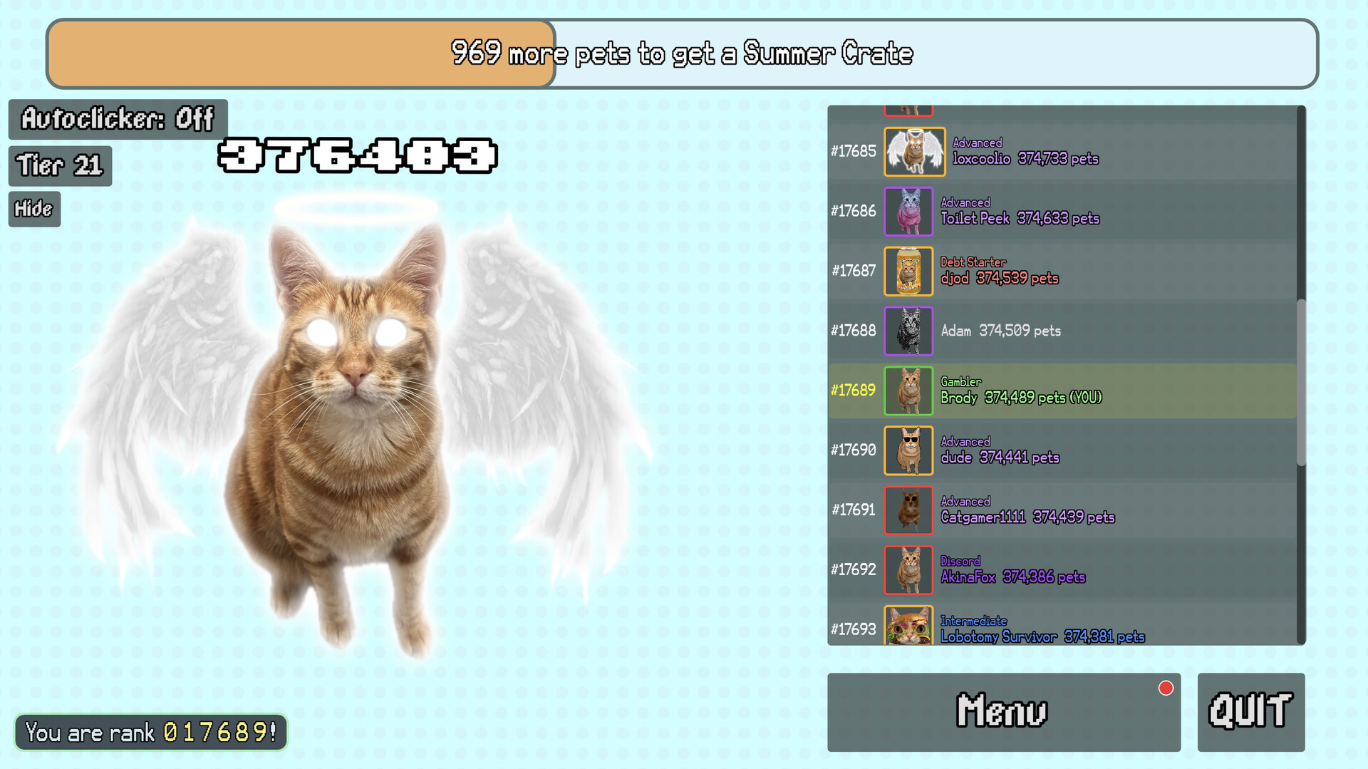 Silly Linguine Cat Simulator Deluxe Online screenshot 3