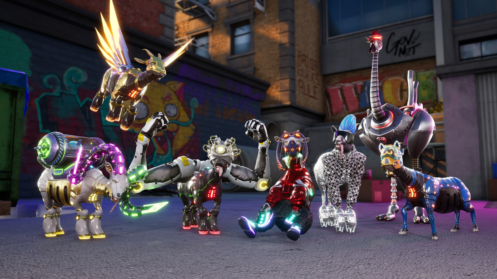 Goat Simulator 3 – Buck to the Future Pack Featured Screenshot #1