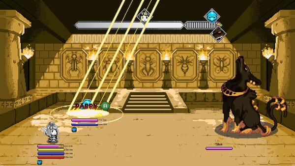 Screenshot of Undertones gameplay showing in-action mechanics