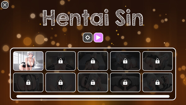 Screenshot of Hentai Sin gameplay showing in-action mechanics