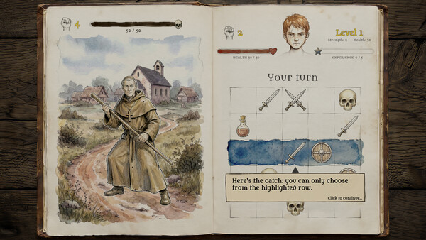 Screenshot of Devilbreath: The First Seal gameplay showing in-action mechanics