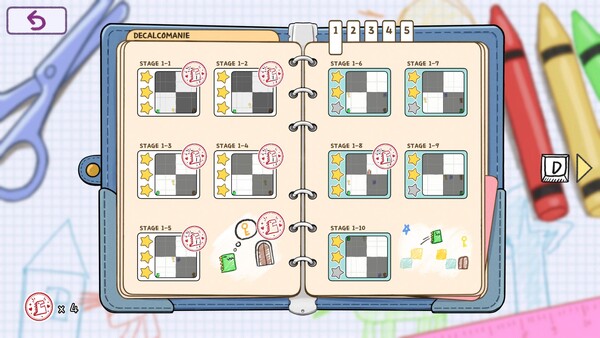 Скриншот 3 из игры Decalcomanie
