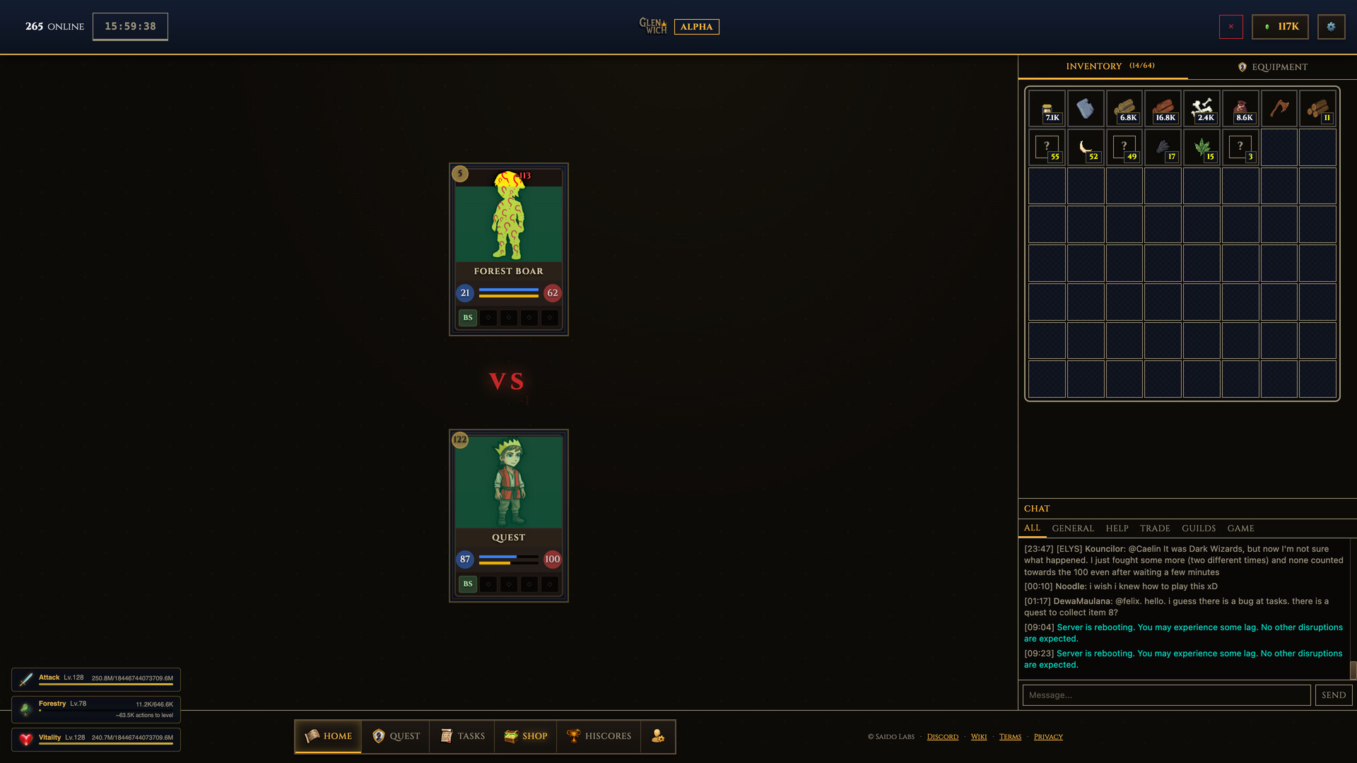 Glenwich Idle MMO screenshot #1