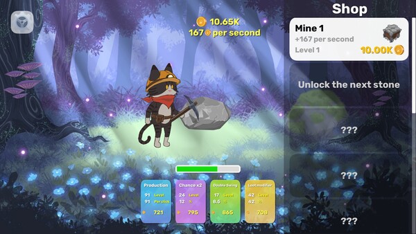 Скриншот 1 из игры MeowMiner