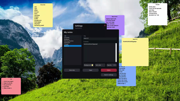 Desktop Sticky Notes — скриншот 3