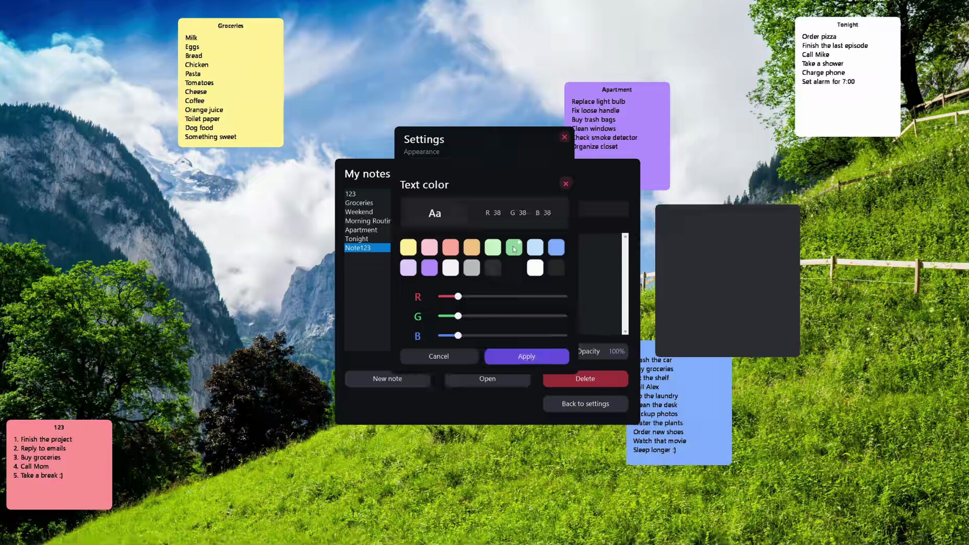 Desktop Sticky Notes screenshot 5