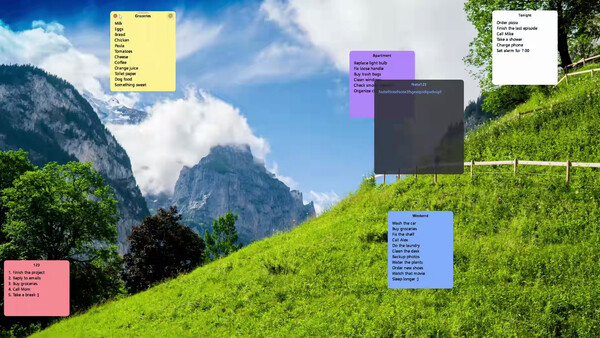Desktop Sticky Notes screenshot 1