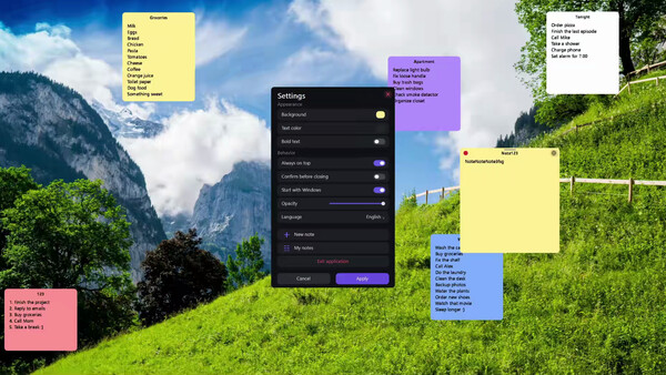 Desktop Sticky Notes — скриншот 2