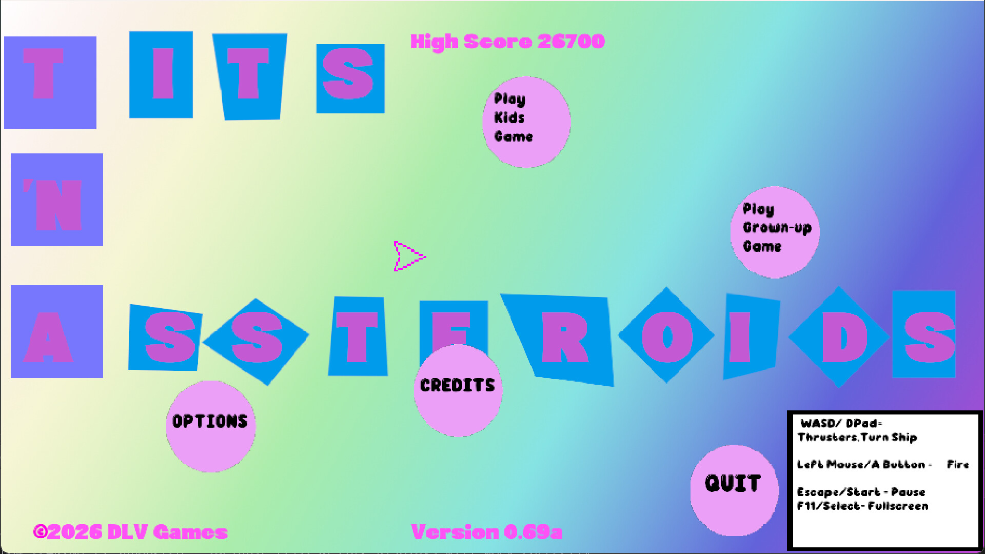 TNA-Tits n' Assteroids screenshot #7