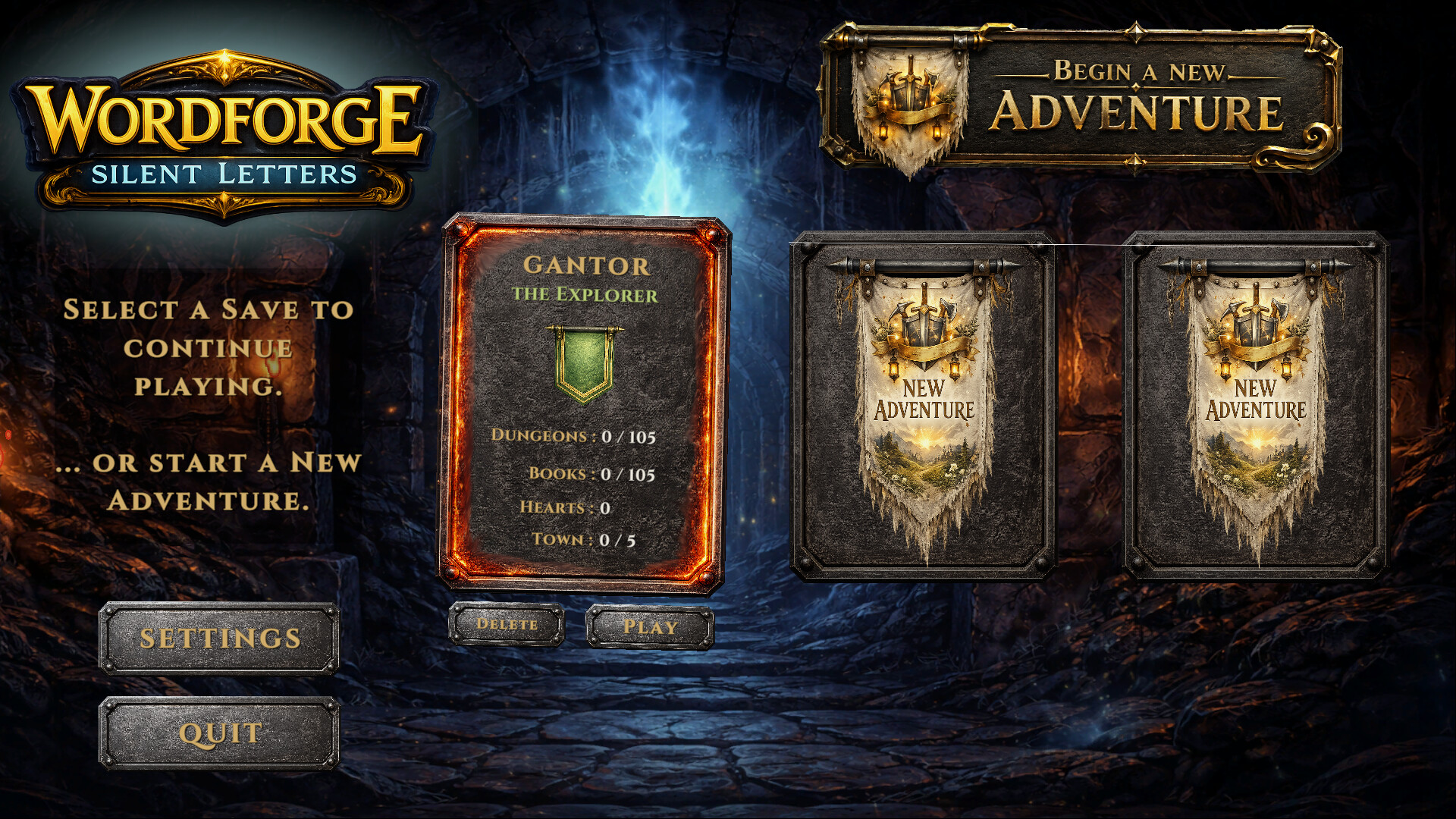 Wordforge: Silent Letters screenshot 1