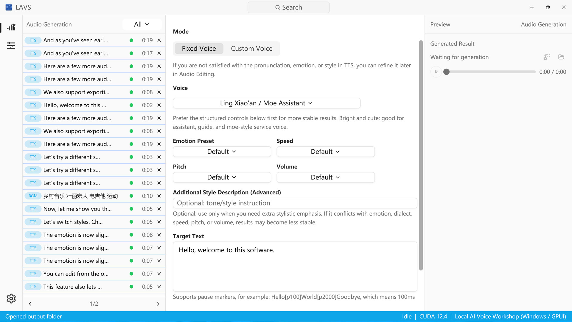 Local AI Voice Workshop screenshot 3