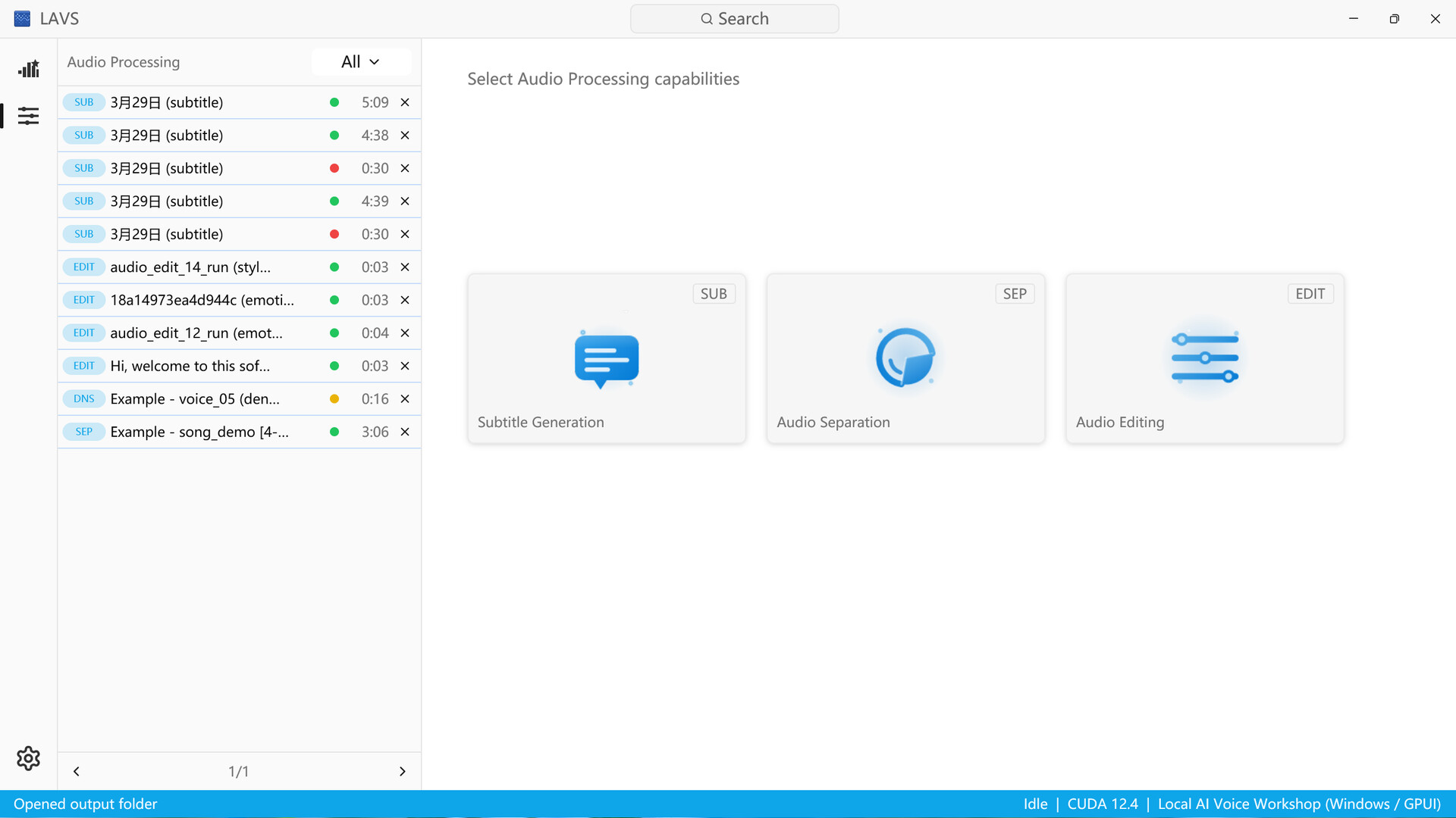 Local AI Voice Workshop screenshot 2