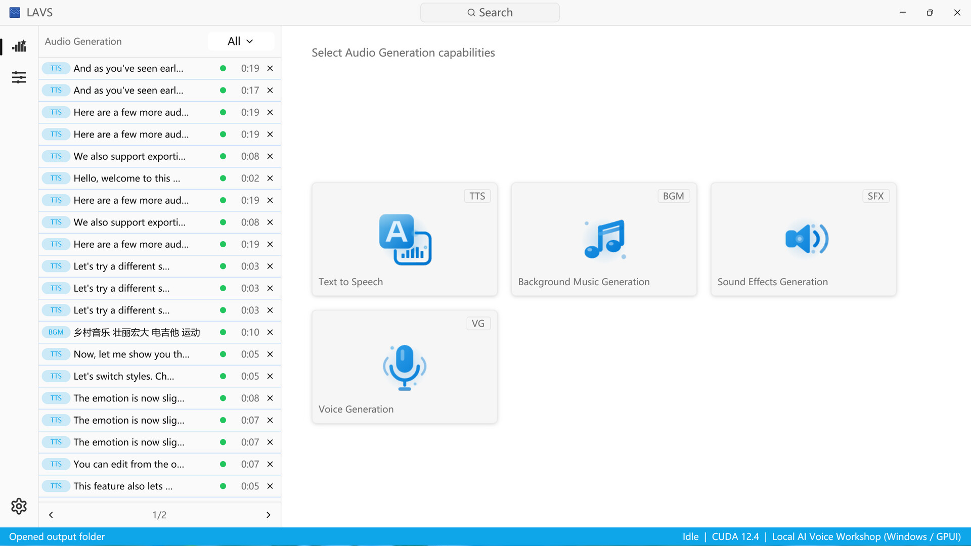 Local AI Voice Workshop screenshot 1