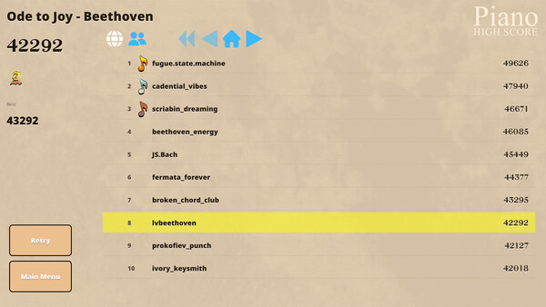Screenshot 3 of Piano High Score - more gameplay footage