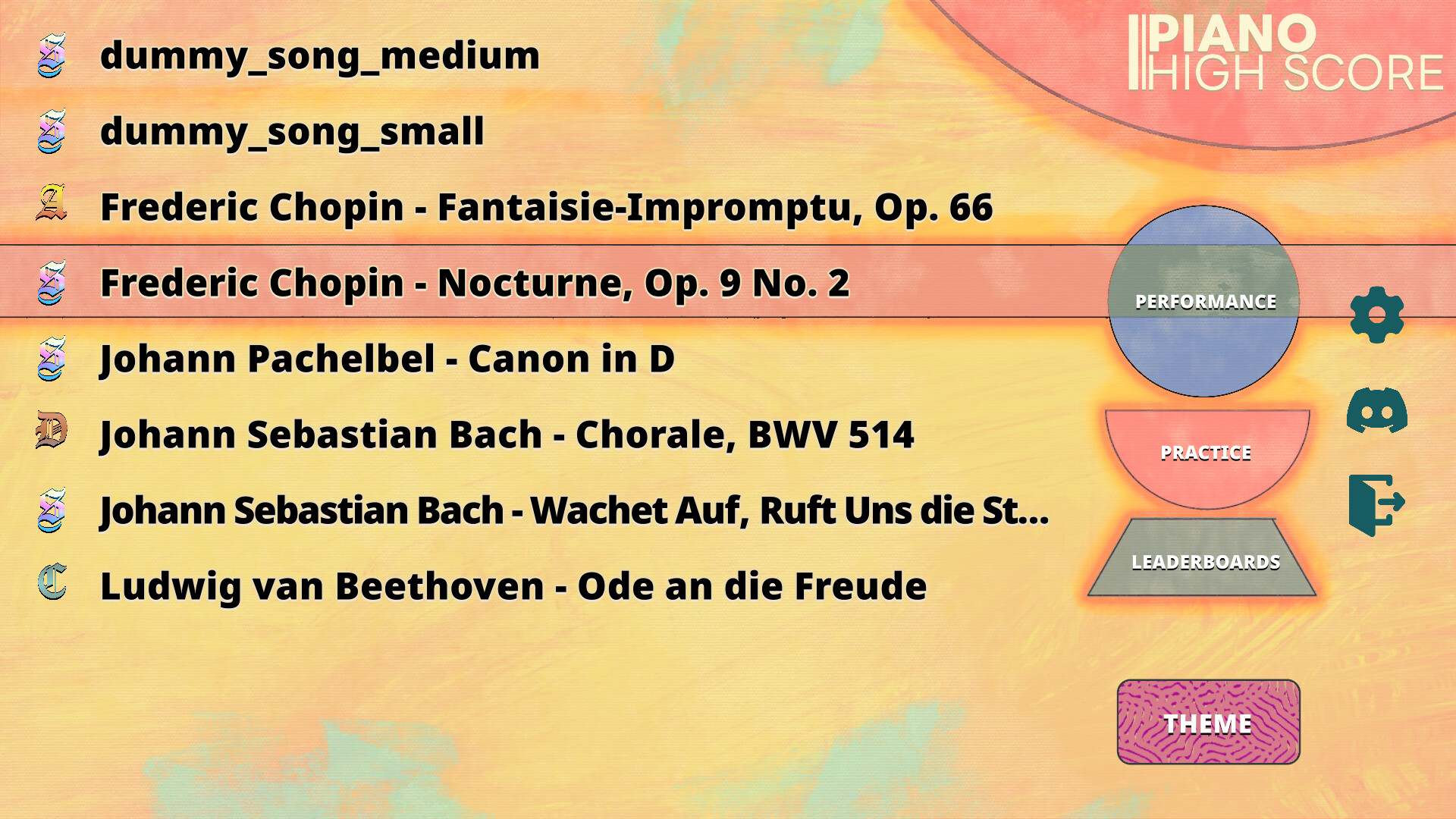 Piano High Score screenshot #3