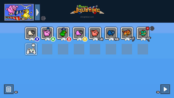 Screenshot z Party Jousting