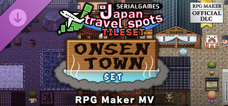 RPG Maker MV - SERIALGAMES Japan travel spots ONSENTown SET banner image