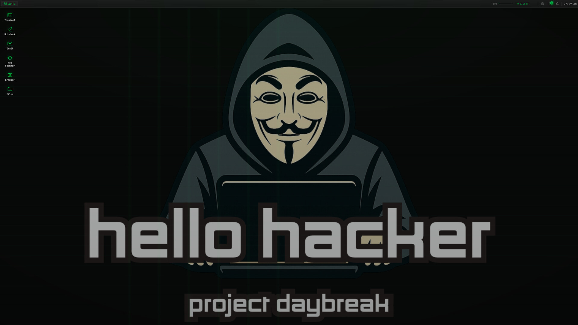 HELLO HACKER - Project Daybreak screenshot 1