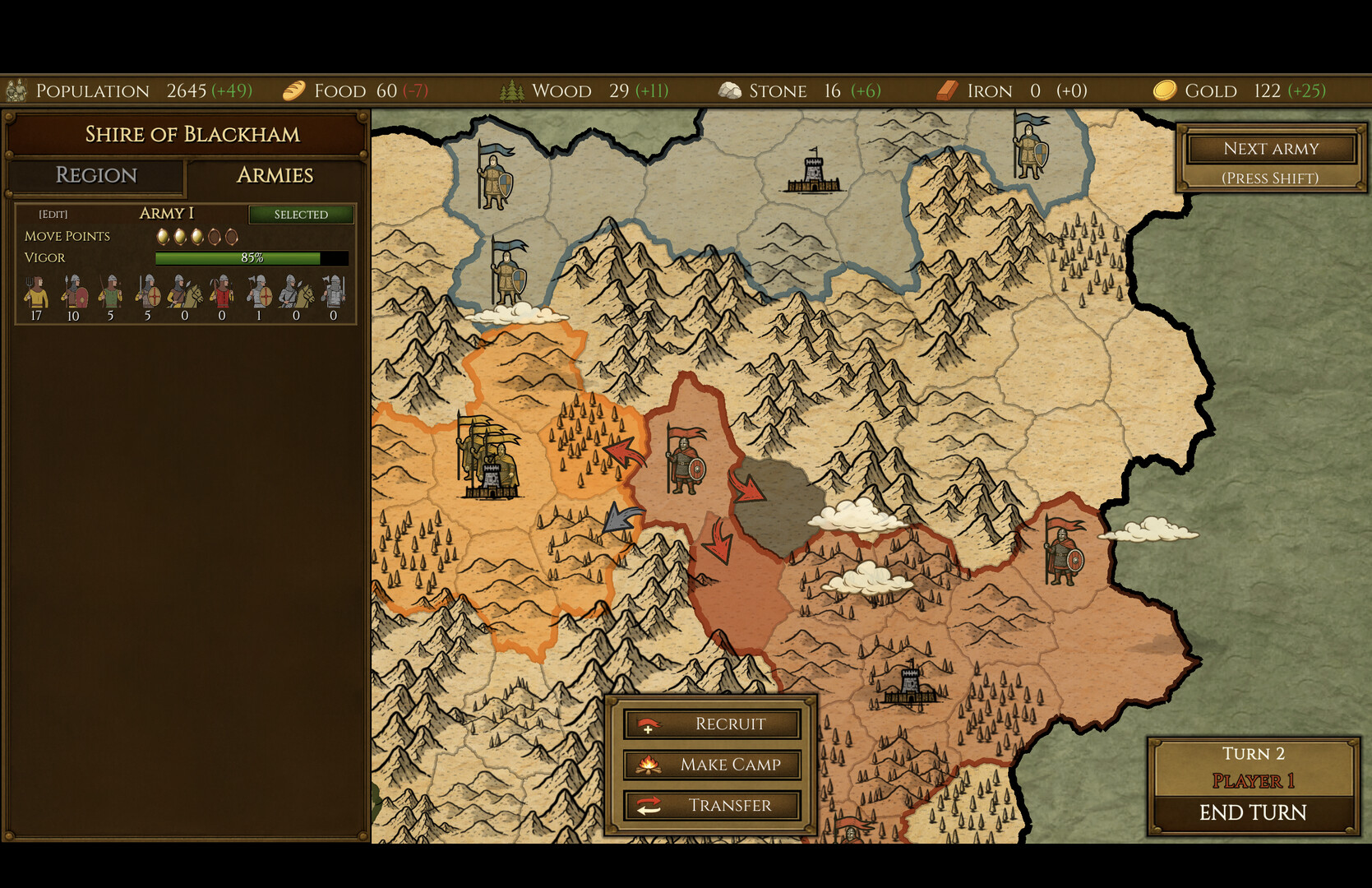 Horn of the Warlord gameplay screenshot 3