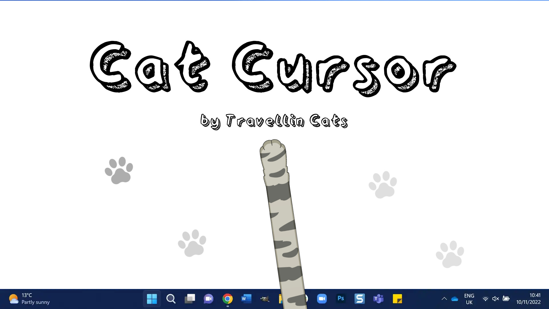 Cat Cursor by Travellin Cats screenshot #7