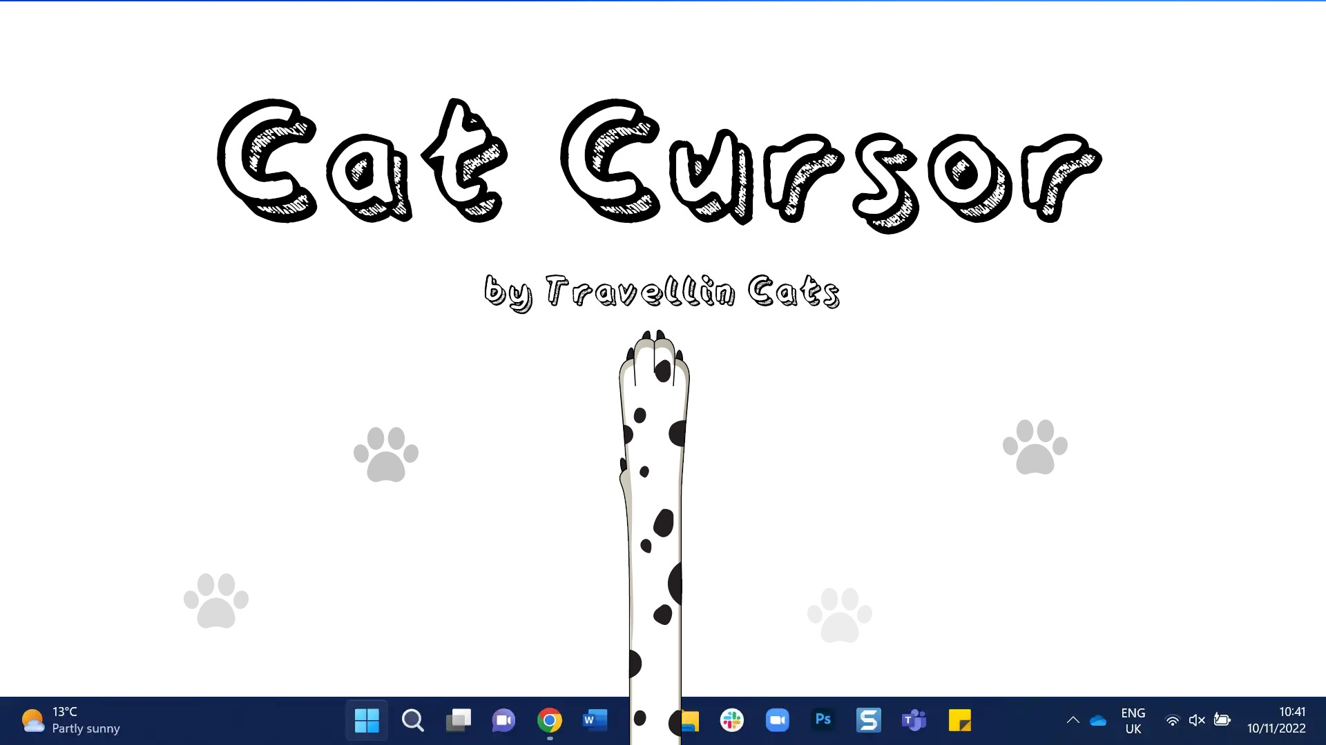 Cat Cursor by Travellin Cats screenshot #3