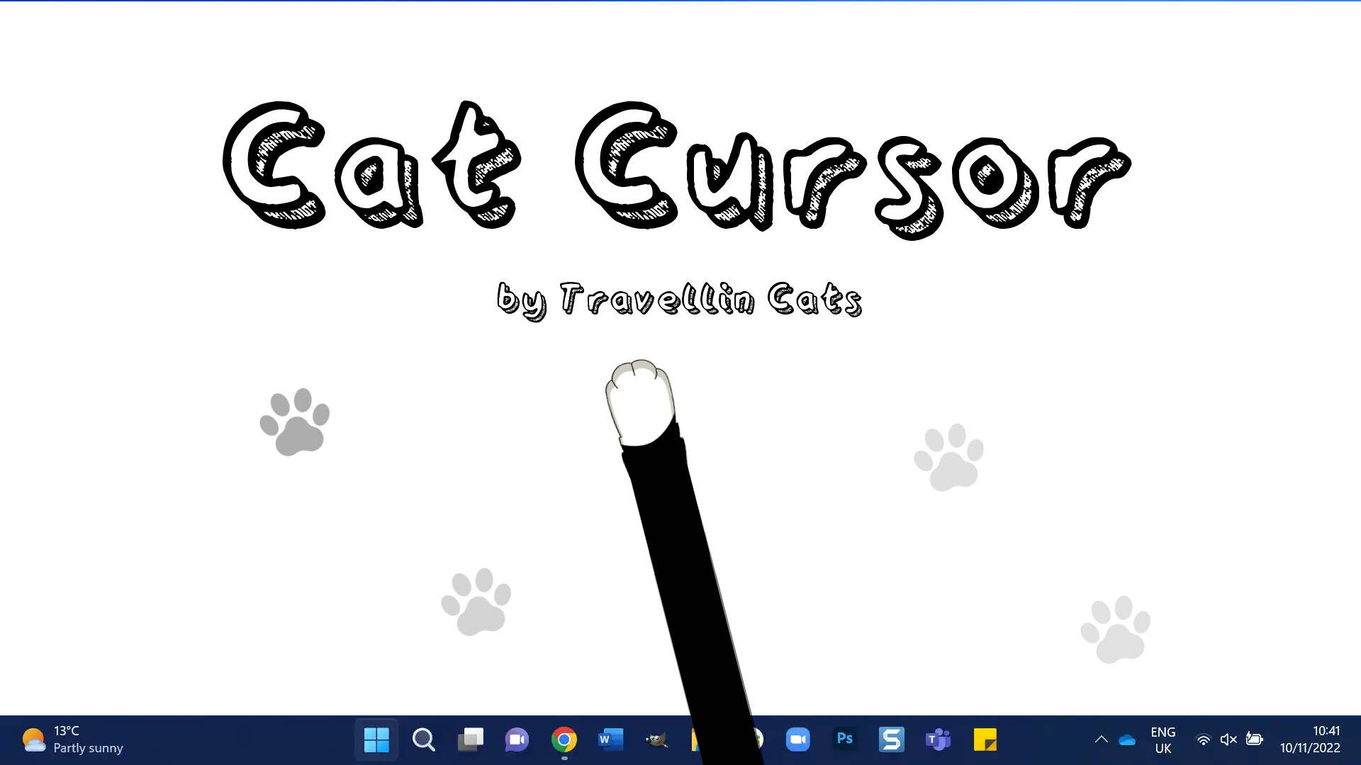 Cat Cursor by Travellin Cats screenshot #6