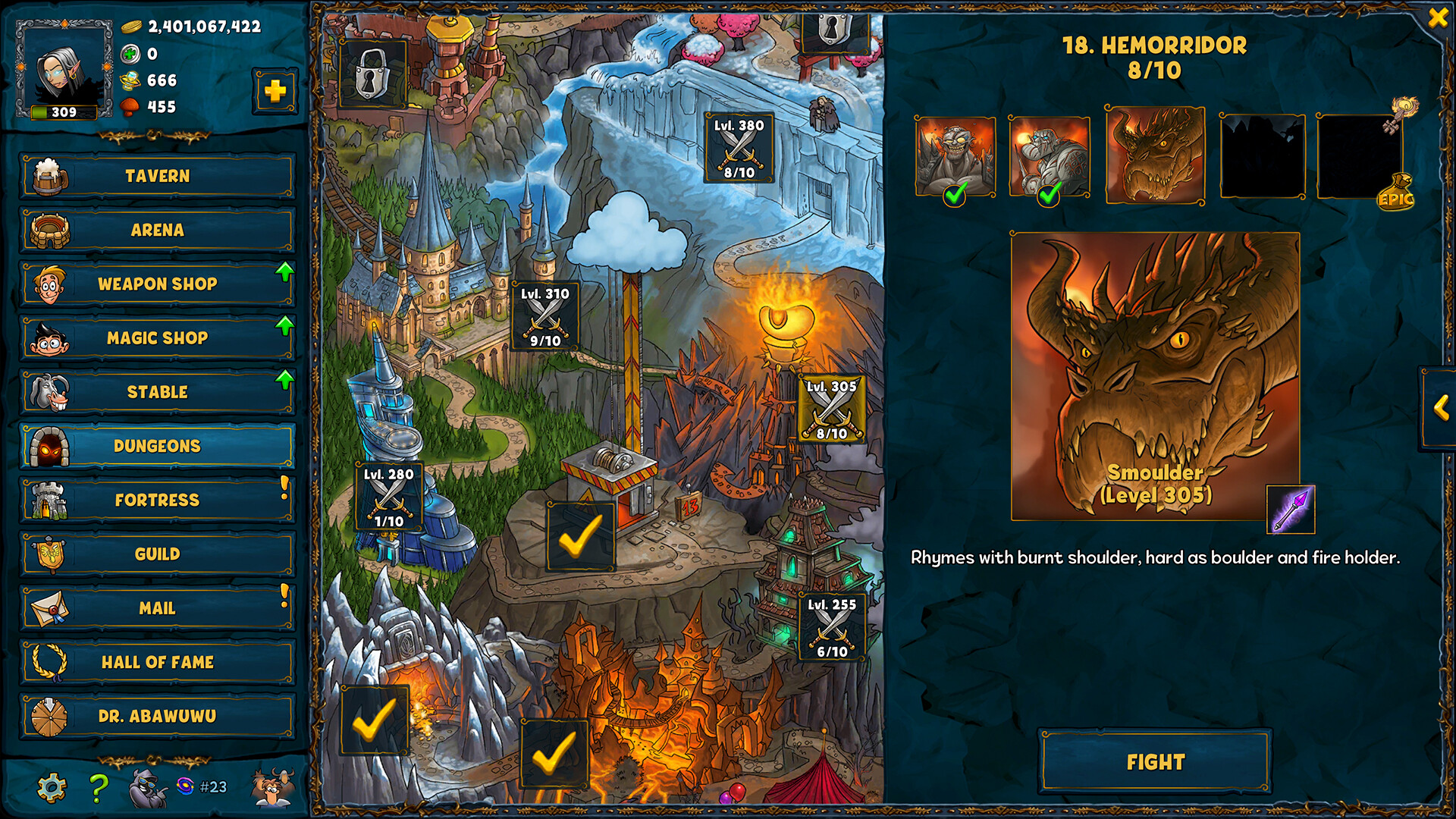 Shakes and Fidget – Screenshot 5